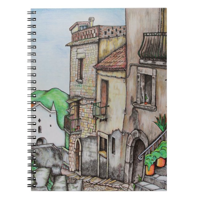 Carnet Par l'intermédiaire de Costarella et de monastère (Devant)