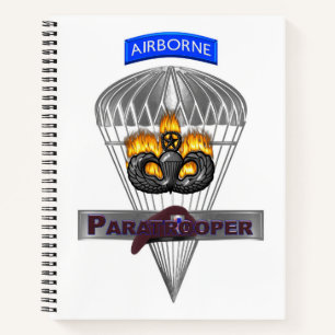 Carnet Parachutiste aéroporté spécialement conçu