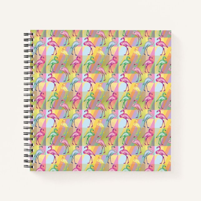 Carnet Parade Flamant rose (Devant)