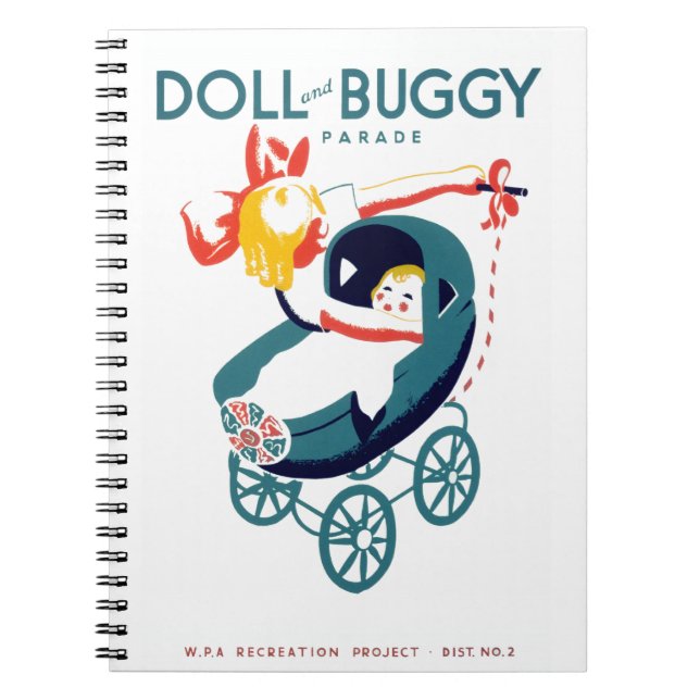 Carnet Parade poupée et buggy (Devant)