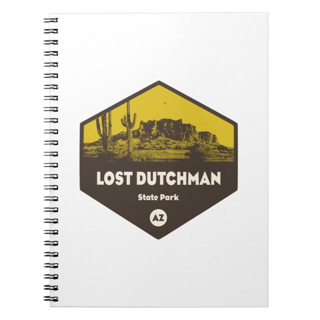 Carnet Parc d'état perdu de Hollande Arizona (Devant)