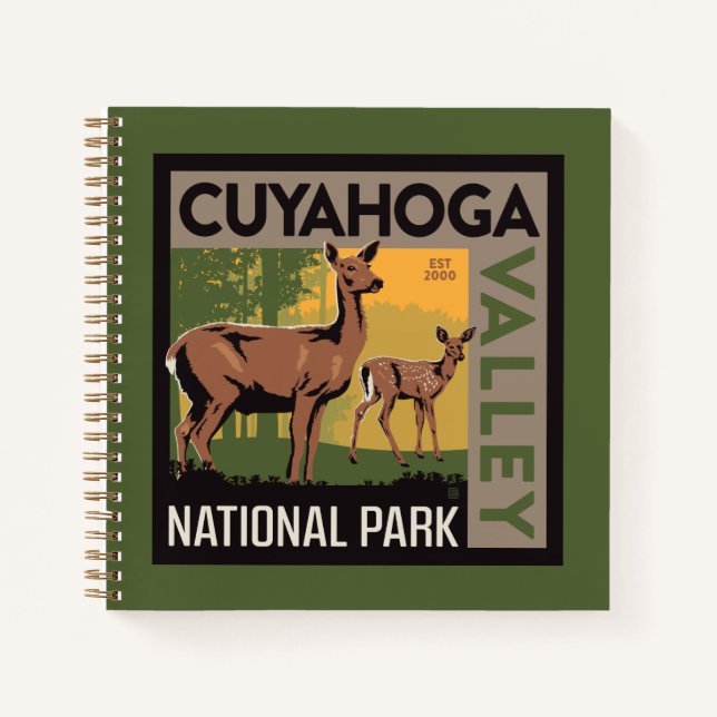 Carnet Parc national de la vallée de Cuyahoga | Ohio (Devant)