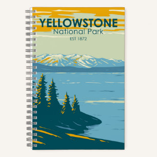 Carnet Parc national de Yellowstone Lac Yellowstone Vinta