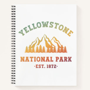 Carnet Parc national de Yellowstone Randonnée rayonnant C