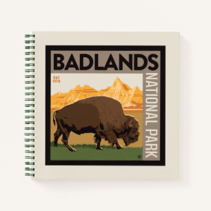 Carnet Parc national des Badlands   Buffalo