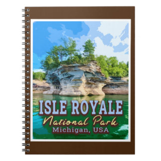 CARNET PARC NATIONAL ISLE ROYALE - MICHIGAN ÉTATS-UNIS