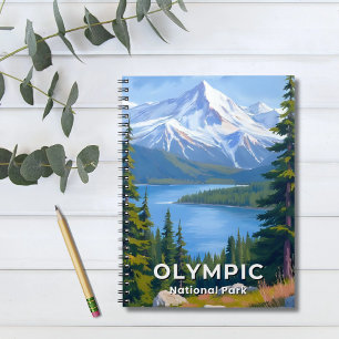 Carnet Parc national Olympique Peinture de voyage dans