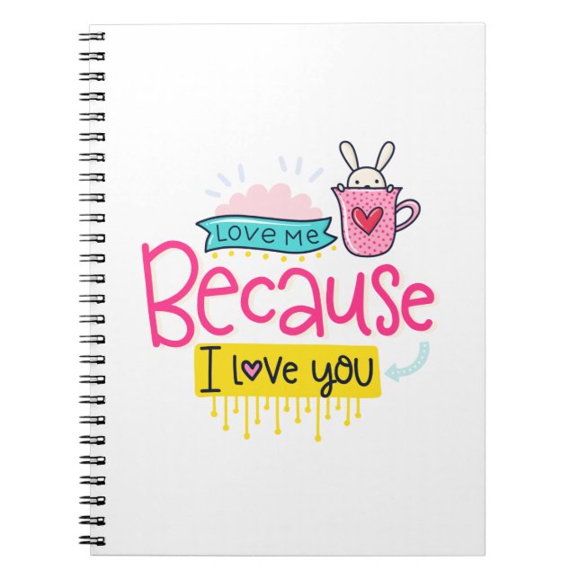 Carnet Parce que je t'aime (Devant)