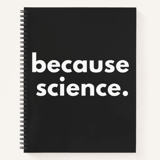 Carnet Parce que la science (Devant)