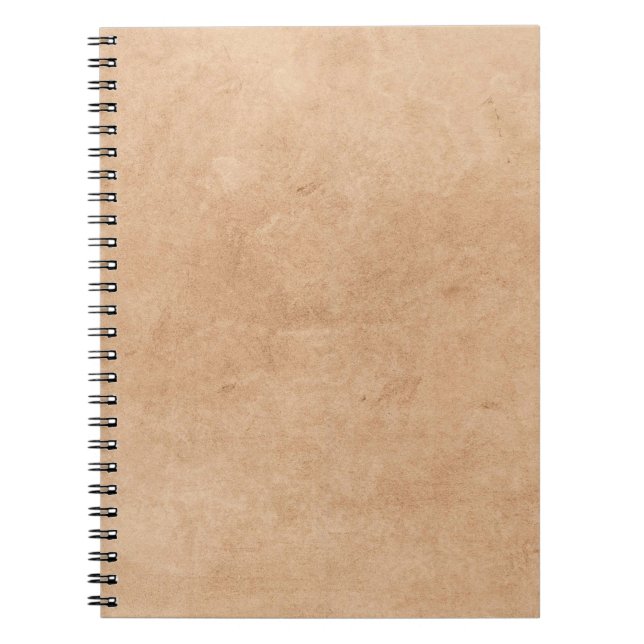 Carnet Parchemin de papier vieilli texture (Devant)