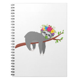 Carnet Paresse assez florale