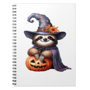 Carnet Paresseux Halloween Pirate Enfants Femmes Hommes P