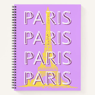 Carnet Paris, Art Voyage, Minimaliste, Art Voyage Pastel