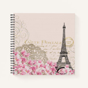 Carnet Paris Eiffelturm France, Ephémère Vintage franç