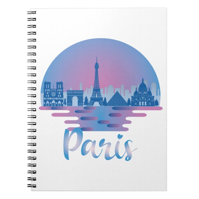 Carnet Paris Skyline (Devant)