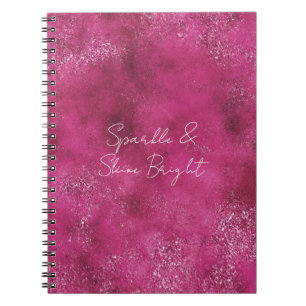 Carnet Parties scintillant de glam Abstraite rose Fille