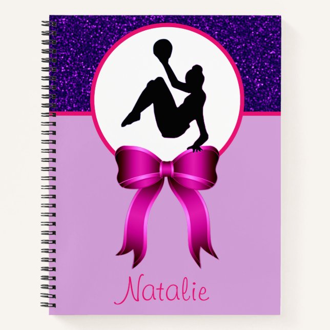 Carnet Parties scintillant de gymnastique rythmique et Ca (Devant)