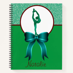 Carnet Parties scintillant de patinage artistique et Carn