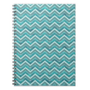 Carnet Parties scintillant d'eau Chevron Motif