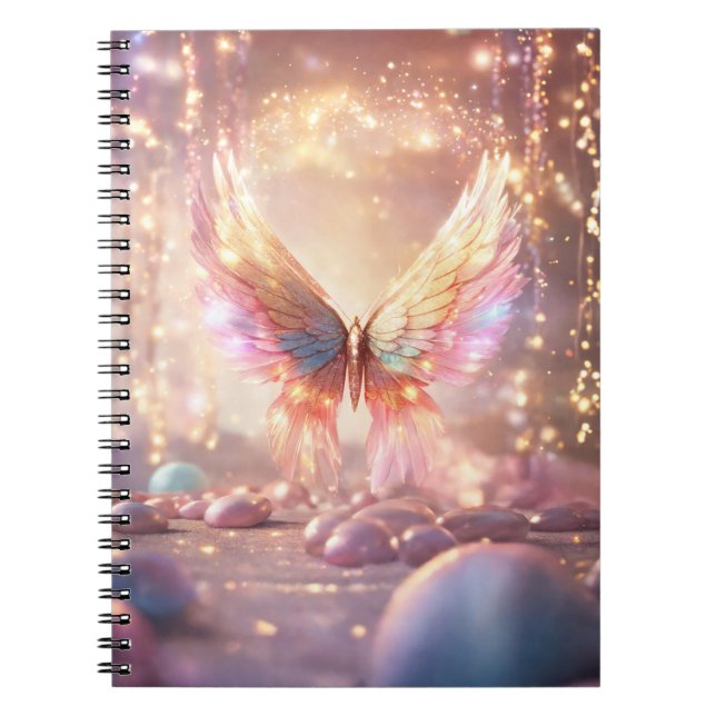 Carnet Parties scintillant des ailes magiques Angel (Devant)