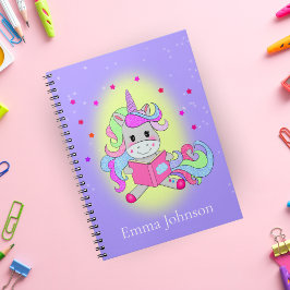 Carnet Parties scintillant étincelante Unicorne Lire Son