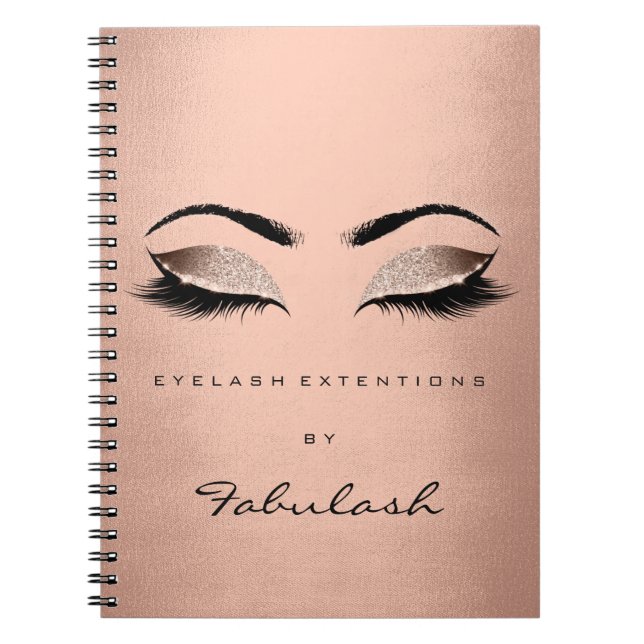 Carnet Parties scintillant Lashes Yeux maquillage Blush R (Devant)