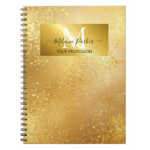 Carnet parties scintillant moderne chic or cadre carte de