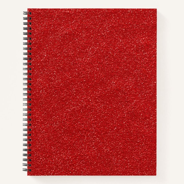 Carnet Parties scintillant rouge, Sparkly, Arrière - plan (Devant)
