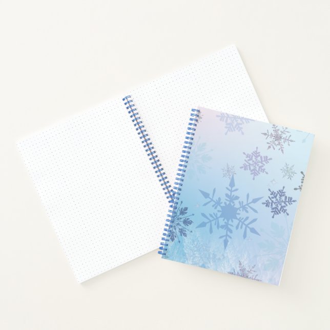 Carnet Parties scintillant Snowflake Snowflake Mountain H (Intérieur)
