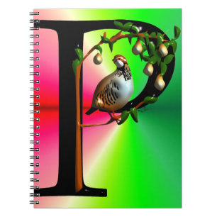 Carnet Partridge dans un arbre à poires