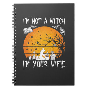 Carnet Pas de femme sorcière Halloween Sunset Chaudron_1