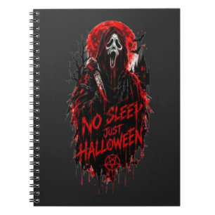 Carnet Pas de sommeil, juste un cri d'Halloween Design go