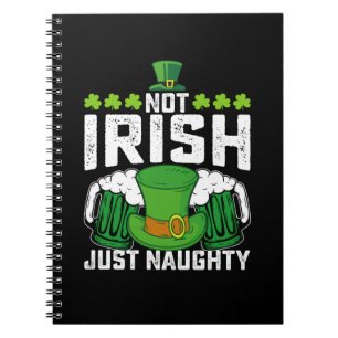 Carnet Pas Irlandais Juste Moche Drôle Fête De La Saint-P