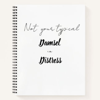 Carnet Pas votre damoiselle typique en détresse