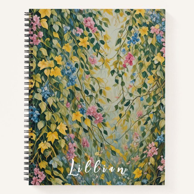 Carnet Passage enchanté : Jardin secret Pastel (Devant)