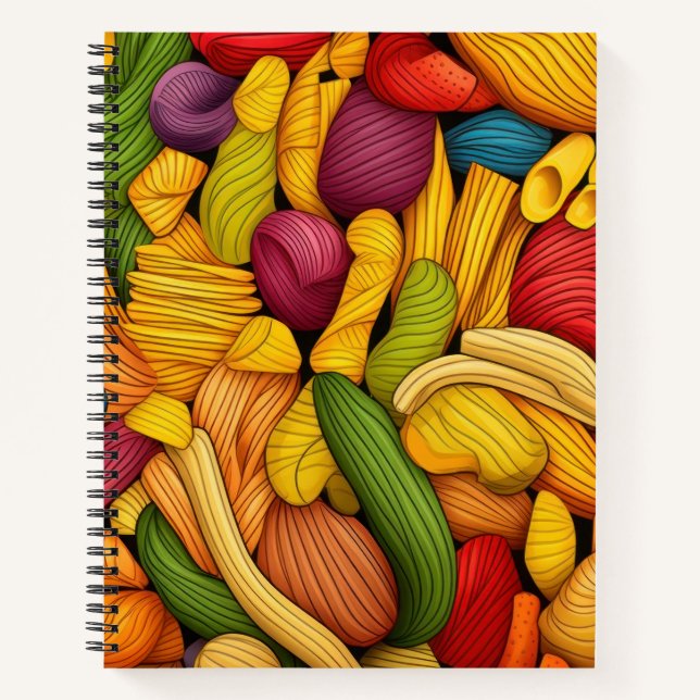 Carnet Pasta art background (Devant)