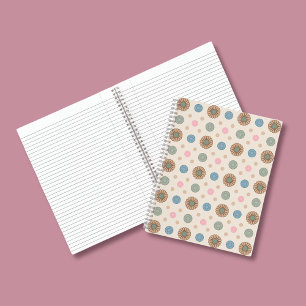Carnet Pastel Babylonien inspiré motif floral