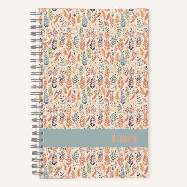 Carnet Pastel de style bohème (Recto)