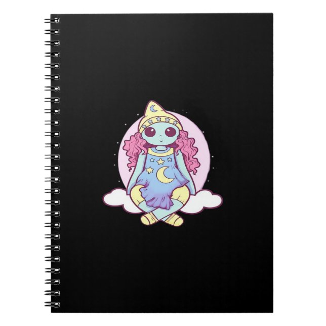 Carnet Pastel Goth Whimsigoth Clown Ragdoll (Devant)