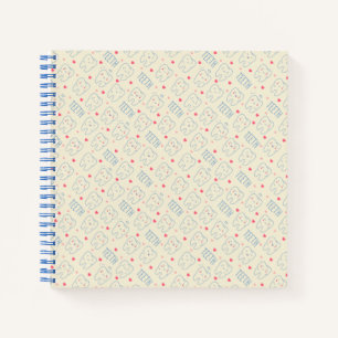 Carnet Pastel Happy Teeth Motif