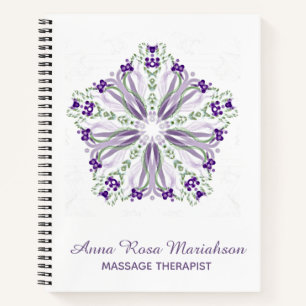 Carnet *~* Pastel Healer Star Purple Méditerrané Mandal