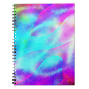 Carnet Pastel Neon Rainbow Gradient Art