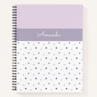 Carnet Pastel pois