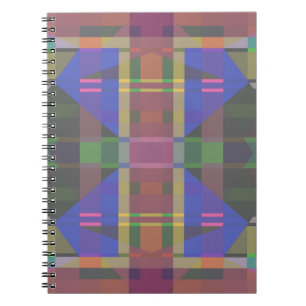 Carnet Pastel rainbow Colorful Geometric