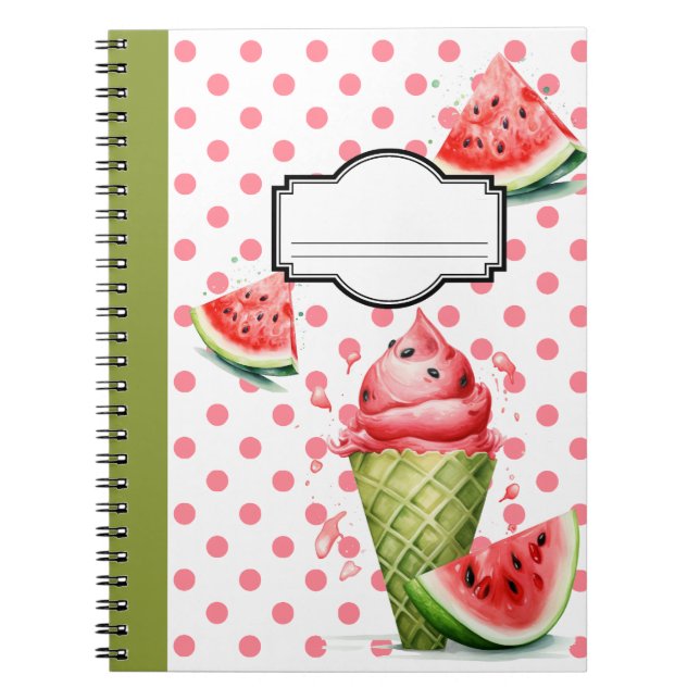 Carnet Pastèque d'eau de bouche (Devant)