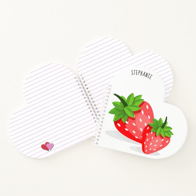 Carnet Patch fraise (Intérieur)