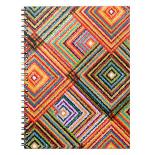 Carnet Patchwork Design avec Carrés aztèques.