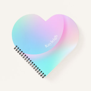 Carnet Pâte douce - Arc-en-ciel Dégradé
