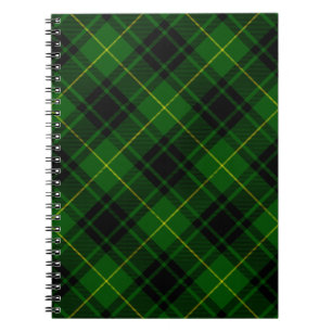 Carnet Pâte verte de tartan MacArthur