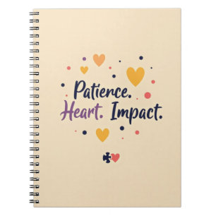 Carnet Patience. Cœur. Impact. – Édition professeur ÉSPE